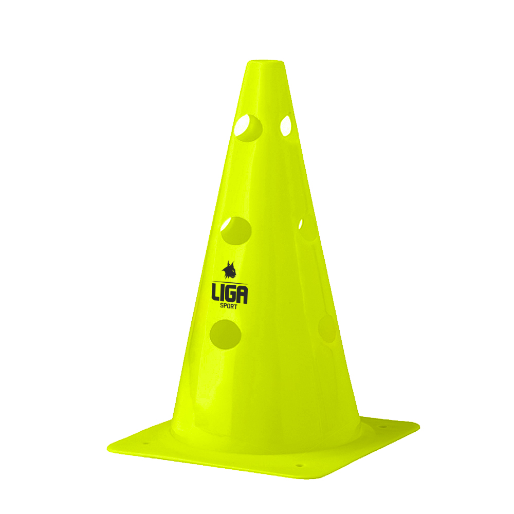 HOLE CONE 40cm  YELLOW FLUO