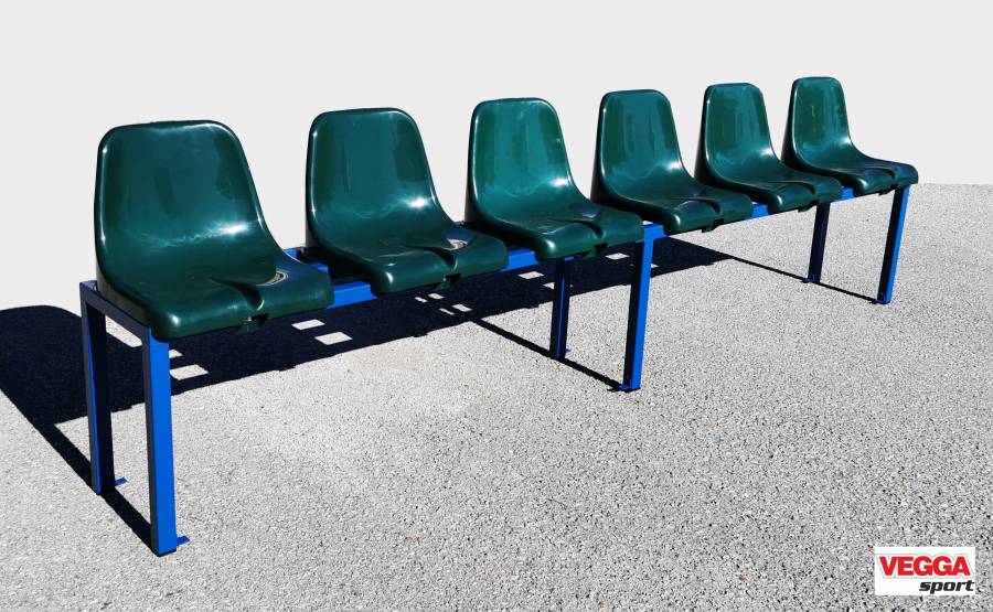 Bench with Players Locker room seats